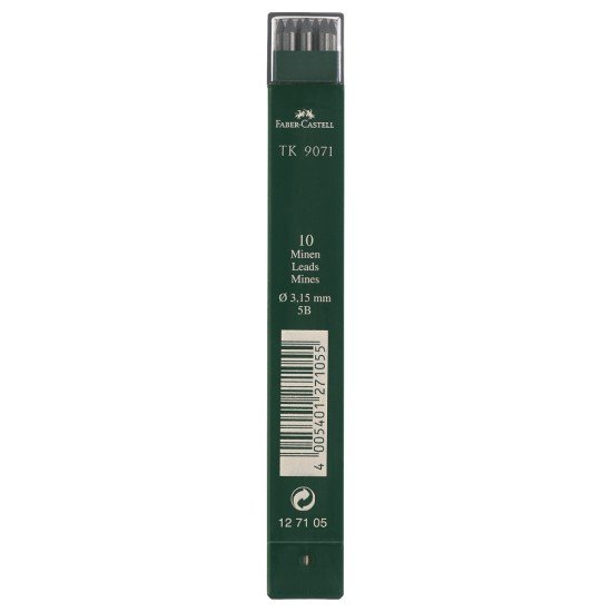 MINAS FABER CASTELL 3.15MM 9071 TUBOX10 5B