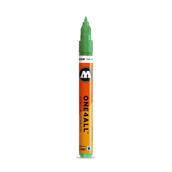 MARCADOR MOLOTOW ONE4ALL 1.5MM 226 METALLIC LIGHT GREEN