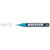 MARCADOR MOLOTOW AQUA COLOR PUMP SOFT 1MM 012 CYAN