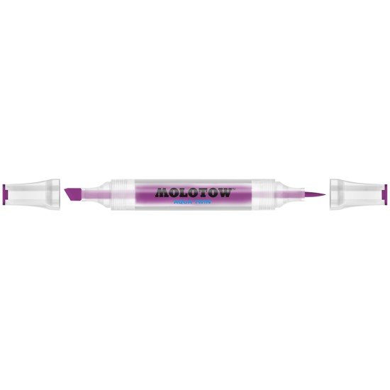 MARCADOR MOLOTOW AQUA TWIN 1MM 2 6MM 010 PURPLE