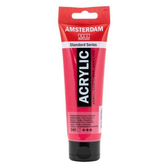 PINTURA ACRILICA AMSTERDAM 250ML 3480 PERM ROJO PURPURA