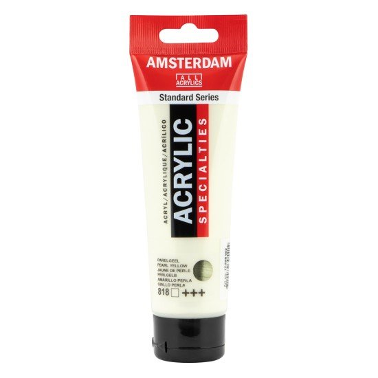 PINTURA ACRILICA AMSTERDAM 250ML PERLADO 8180 AMARILLO
