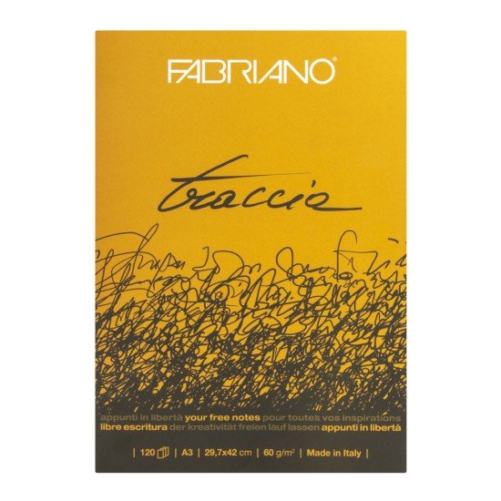 BLOCK TRACCIA FABRIANO 19100495 120H 60G 29.7X42CM (8)