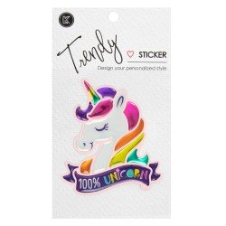 STICKERS LK HAA3206 TRENDY UNICORNIO SOLO (6X48)