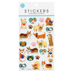 STICKERS LK LCPDA03090 PERRITOS (6X48)