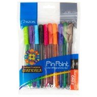 BOLIGRAFO AZOR 6810 FINO 0.7MM BX10 CON MANDALAS (24)