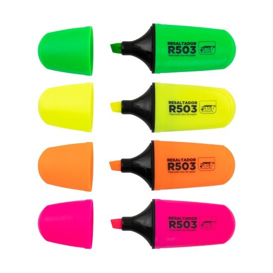 RESALTADOR FAST MINI ESTUCHE DE 4 COL (8X24)