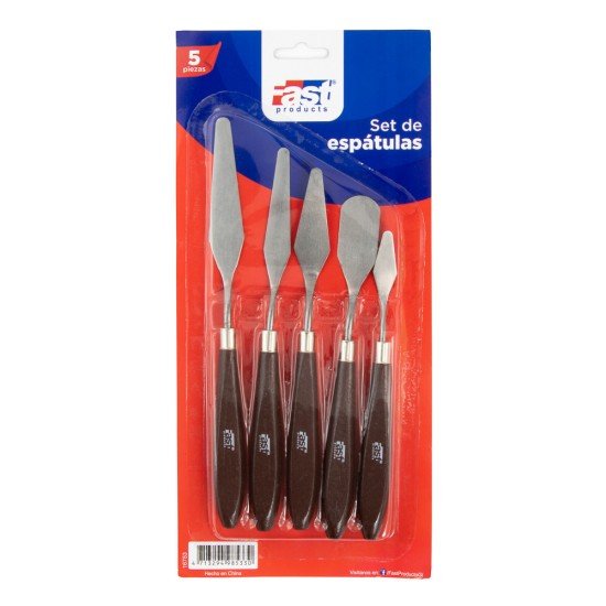ESPATULA FAST SET DE 5 UNIDADES (100)