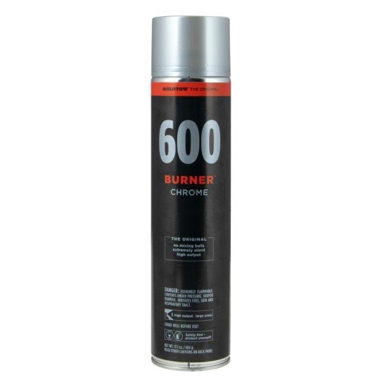 PINTURA EN SPRAY MOLOTOW BURNER 600ML CHROME