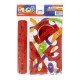 ESTUCHE GEOMETRICO FAST 305 FLEXIBLE PEQUEÑO REGLA 20CM (144)