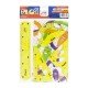 ESTUCHE GEOMETRICO FAST 305 FLEXIBLE PEQUEÑO REGLA 20CM (144)