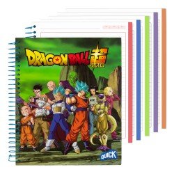 CUADERNO CON ESPIRAL QUICK 150H TD 1/2 CTA DRAGON BALL (40)