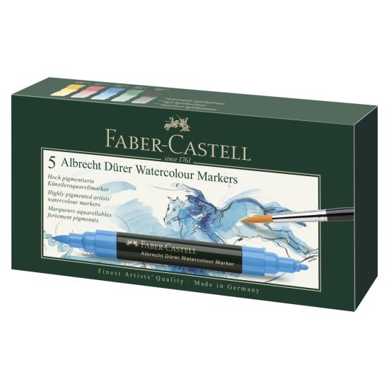 MARCADORES EN ESTUCHE FABER CASTELL ALBRECHT 160305 5C