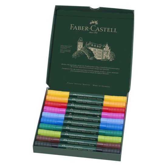 MARCADORES EN ESTUCHE FABER CASTELL ALBRECHT 160310 10C