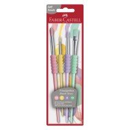 PINCEL FABER CASTELL 481620 BLISTER X 4 (4",8",10",12") PAST