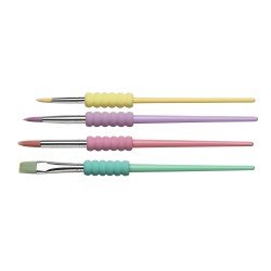 PINCEL FABER CASTELL 481620 BLISTER X 4 (4",8",10",12") PAST