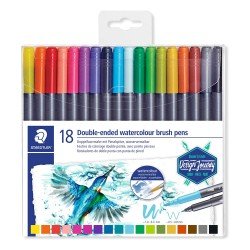 MARCADORES EN ESTUCHE STAEDTLER 3001 ACUA DP 18C (72)