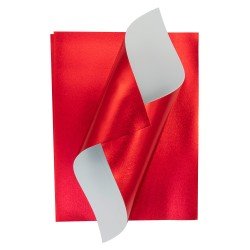 FOAMY FAST METALIZADO 8.5X11" PX3 ROJO