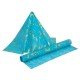 PELLON FIBRA NO TEJIDA FAST 50X70 CON GLITTER AZUL CLARO