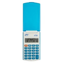 CALCULADORA DE BOLSILLO FAST CBT-39217 8D CELESTE (2X100)