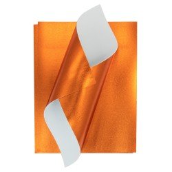 FOAMY FAST METALIZADO 8.5X11" PX3 NARANJA