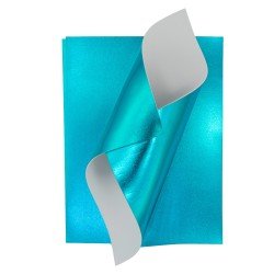 FOAMY FAST METALIZADO 8.5X11" PX3 TURQUEZA