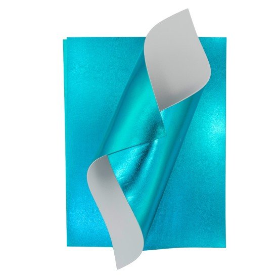 FOAMY FAST METALIZADO 8.5X11" PX3 TURQUEZA