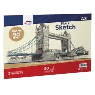 BLOCK SKETCH FAST 50H 90G A3 IVORY (5)