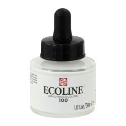 ACUARELA LIQUIDA ECOLINE 30ML 100 WHITE