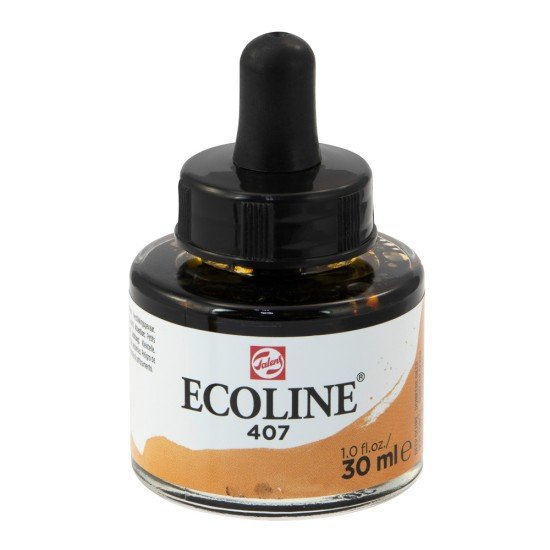 ACUARELA LIQUIDA ECOLINE 30ML 407 DEEP OCHRE