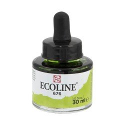 ACUARELA LIQUIDA ECOLINE 30ML 676 GRASSS GREEN