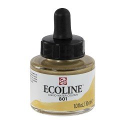 ACUARELA LIQUIDA ECOLINE 30ML 801 GOLD
