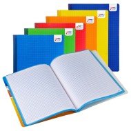CUADERNO COSIDO FAST 100H GRANDE CUADROS 5 (8X6)