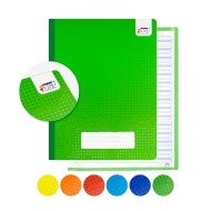CUADERNO COSIDO FAST 100H GRANDE DOBLE LINEA (8X6)