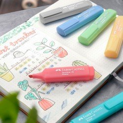RESALTADOR FABER CASTELL 4658 8 COLORES PASTEL (5)