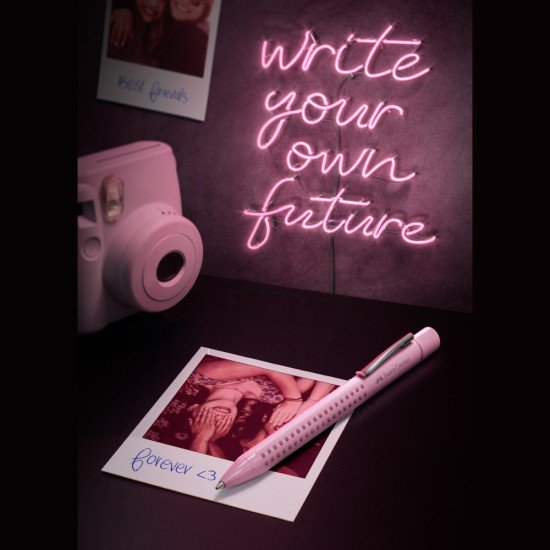 BOLIGRAFO FABER CASTELL GRIP 2010 243907 ROSADO