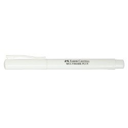 MARCADOR FABER CASTELL PERMANENTE MULTIMARK BLANCO (60X12)