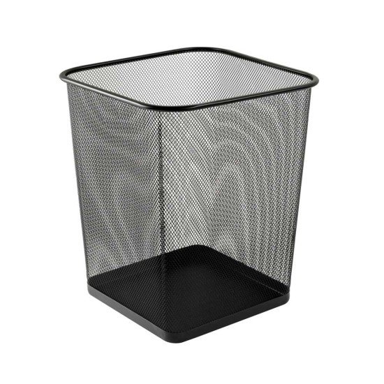 BOTE PARA BASURA FAST L3335 METALICO MEDIANO CUADRADO (12)