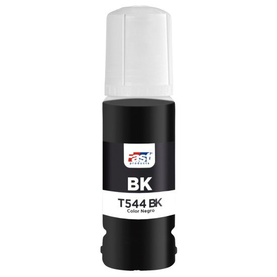 TINTA FAST T544-BK BLACK L3110 L3150 L5190 65ML