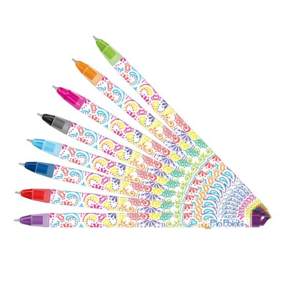 BOLIGRAFO AZOR 6858 FINO 0.7MM CON DISEÑO BX8 (24)