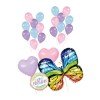 GLOBO FAST EN SET HAPPY BIRTHDAY MARIPOSA (250)