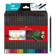 CRAYON DE MADERA FABER CASTELL SUPERSOFT 100 COL (3X2)