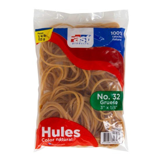 HULES FAST 32 GRUESO 113GR NATURAL 140U APROX (125)