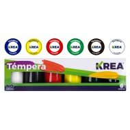 TEMPERA KREA 20ML ESTUCHE DE 6 COLORES (96)