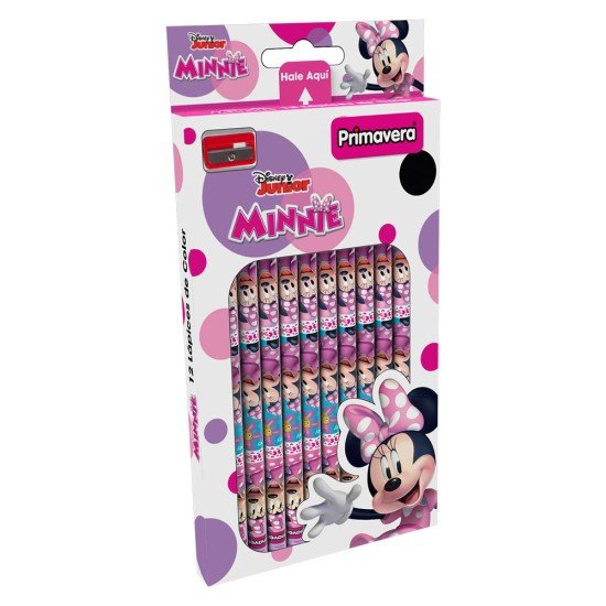 CRAYON DE MADERA PRIMAVERA 12 COL LARGO 13002 DISNEY NIÑA (4X24)