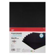 CARTON DE ESPUMA MP PN735 50X70CM NEGRO (10X6)