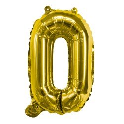 GLOBO FAST 16'' NUMERO DORADO 0 (25X40)