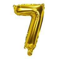 GLOBO FAST 16'' NUMERO DORADO 7 (25X40)