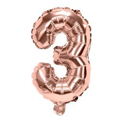 GLOBO FAST 16'' NUMERO CHAMPAGNE 3 (25X40)
