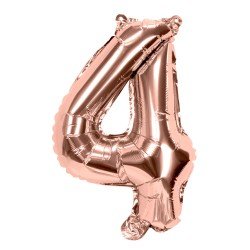 GLOBO FAST 16'' NUMERO CHAMPAGNE 4 (25X40)